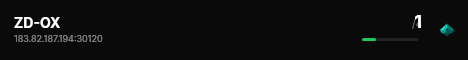 ZD-OX live status badge