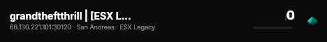 grandtheftthrill | [ESX Legacy] live status badge