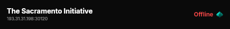 The Sacramento Initiative live status badge