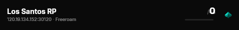 Los Santos RP live status badge