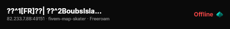 ??^1[FR]??| ??^2BoubsIsland?? live status badge