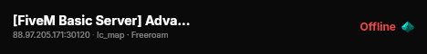 [FiveM Basic Server] Advanced Sneaks live status badge
