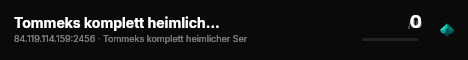 Tommeks komplett heimlicher Server live status badge