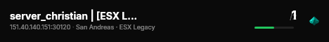 LgxcServer | [ESX Legacy] live status badge