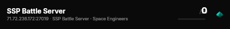 SSP Battle Server live status badge