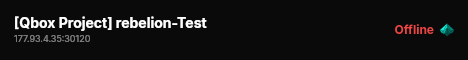[Qbox Project] rebelion-Test live status badge