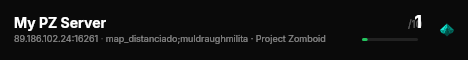 My PZ Server live status badge
