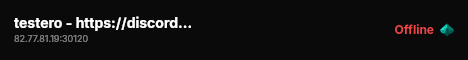 testero - https://discord.gg/testero live status badge