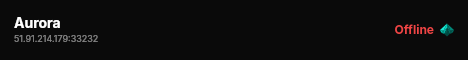 Aurora live status badge