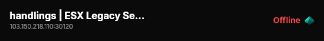 handlings | ESX Legacy Server live status badge
