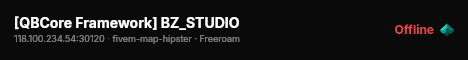 [QBCore Framework] BZ_STUDIO live status badge
