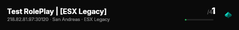 Test RolePlay | [ESX Legacy] live status badge
