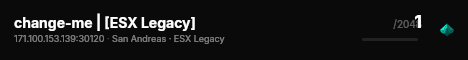 change-me | [ESX Legacy] live status badge