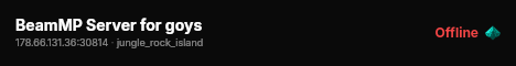 BeamMP Server for goys live status badge