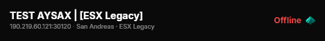 TEST AYSAX | [ESX Legacy] live status badge