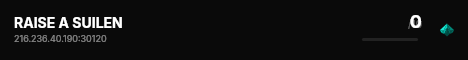 RAISE A SUILEN live status badge