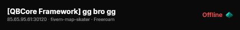 [QBCore Framework] gg bro gg live status badge