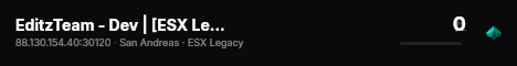 EditzTeam - Dev | [ESX Legacy] live status badge