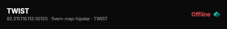 TWIST live status badge