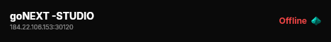 goNEXT -STUDIO live status badge