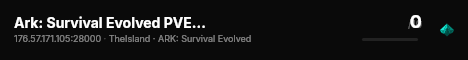 Ark: Survival Evolved PVE - (v361.7) live status badge