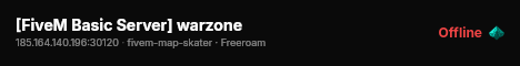 [FiveM Basic Server] warzone live status badge
