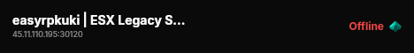 easyrpkuki | ESX Legacy Server live status badge