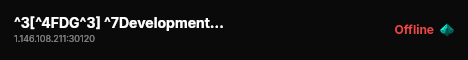 ^3[^4FDG^3] ^7Development City live status badge