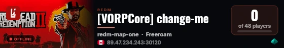 [VORPCore] change-me live status badge