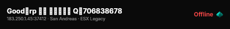 Good半rp 免白 免费换赞助 Q群706838678 live status badge