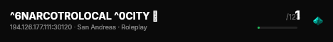 ^6NARCOTROLOCAL ^0CITY 🍁 live status badge