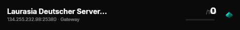 Laurasia Deutscher Server High AI Grow 1,5 live status badge
