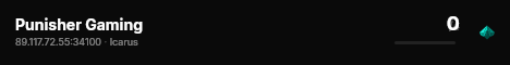 Punisher Gaming live status badge