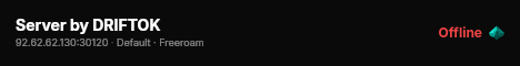 Server by DRIFTOK live status badge