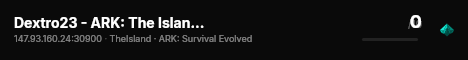 Dextro23 - ARK: The Island Server by G-portal - (v358.24) live status badge
