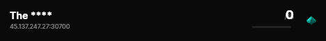 The **** live status badge