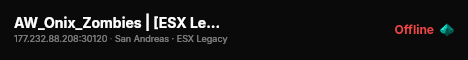 AW_Onix_Zombies | [ESX Legacy] live status badge