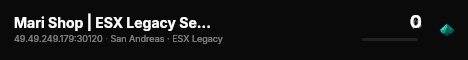 Mari Shop | ESX Legacy Server live status badge