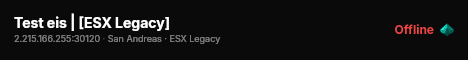 Test eis | [ESX Legacy] live status badge