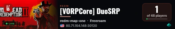 [VORPCore] DuoSRP live status badge