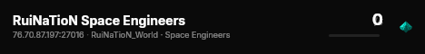 RuiNaTioN Space Engineers live status badge