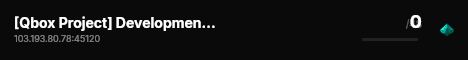 [Qbox Project] Development Server live status badge
