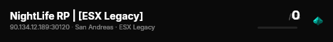 NightLife RP | [ESX Legacy] live status badge