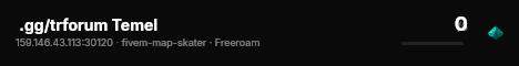  .gg/trforum Temel live status badge