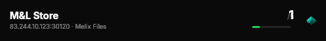M&L Store live status badge