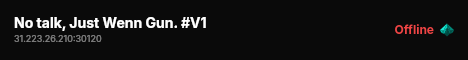 No talk, Just Wenn Gun. #V1 live status badge