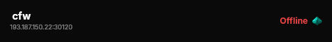  cfw live status badge