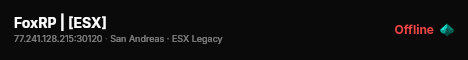 FoxRP | [ESX] live status badge