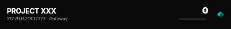 PROJECT XXX live status badge