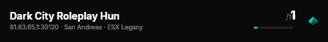 Dark City Roleplay Hun live status badge
